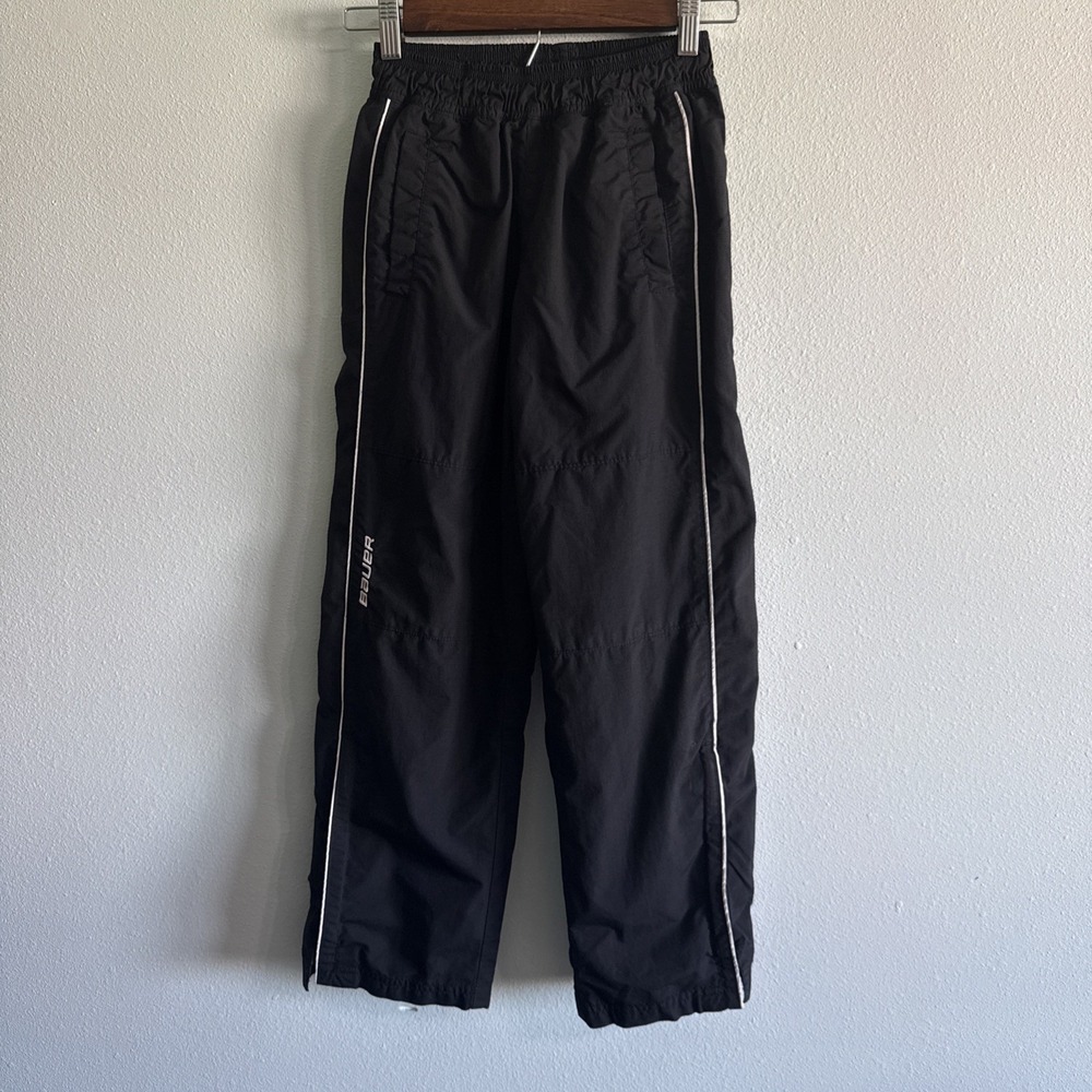 Bauer Pants Team Hockey Warmup Pants Youth Size Medium Black
